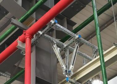 原平该抗震支架的整体式支吊架结构协调性好